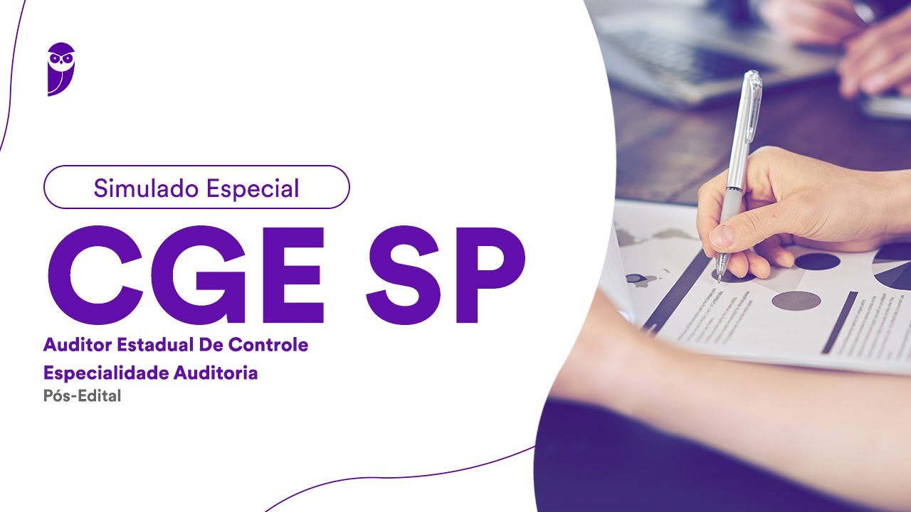 Simulado Especial CGE SP - Auditor Estadual De Controle - Auditoria Pós-Edital - Correção