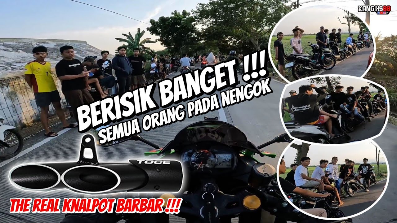 KNALPOT BARBAR‼️ NINJA ZX25R PAKAI TOCE EXHAUST‼️