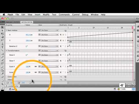 Flash CS5 101: Core Flash CS5 - 67 Using the Motion Editor