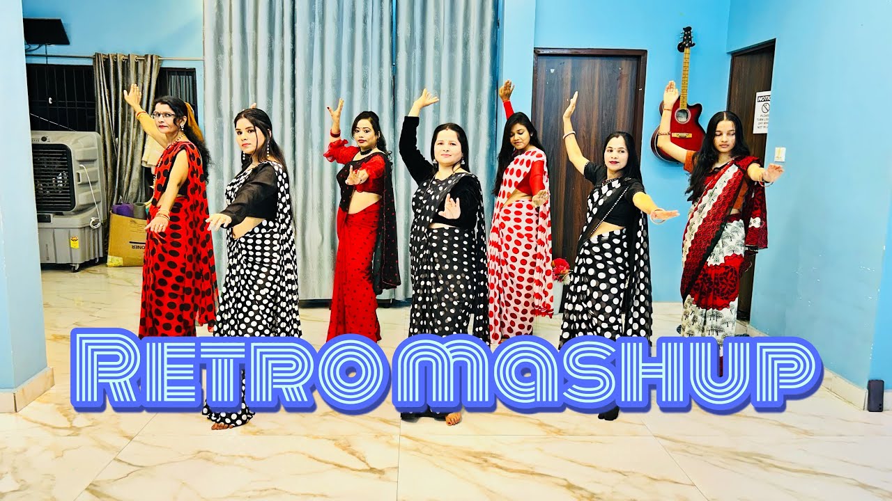 Retro Mashup | Sangeet Dance | Unse Mili Nazar,Chand sa Roshan Chehra,Tune Oh Rangeele,Bheegi Bheegi