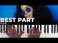 How To Play "BEST PART" By Daniel Caesar Featuring H.E.R | Easy Piano Tutorial
