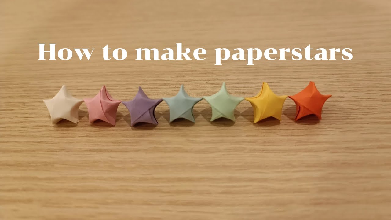 How to make paperstars. My edition. - YouTube