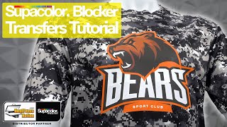 How To Prepare & Apply Supacolor Blocker Transfers screenshot 1