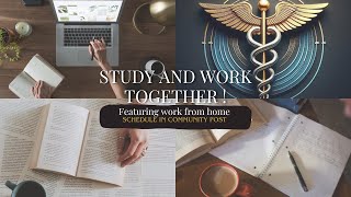 Work From Home + Study With Me | Productive Day Routine | NEET PG, FMGE, UPSC Prep