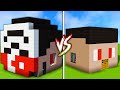 TERS MASKE ROBLOX EVİ VS BAY TROLL ROBLOX EVİ ! - Minecraft