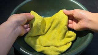 Don’t boil the towels in boiling water when they are dirty. Let me teach you a trick.