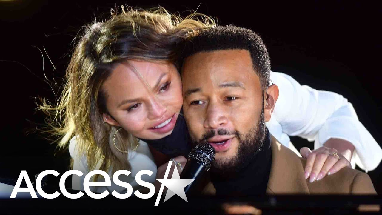 Chrissy Teigen, John Legend & Kids Join Biden Campaign Rally