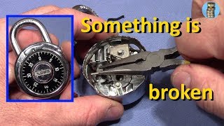 (picking 540) What's wrong with this ABUS dial combination padlock - let's find out...