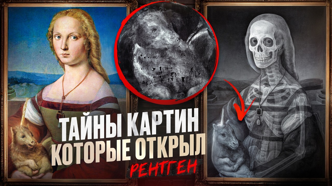 ТОП 10 шедевров со скрытым смыслом | Рентген раскрыл шокирующие тайны! 10 Картин