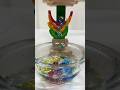 Marble Run ASMR ☆ HABA Wave Slope & Rainbow Arch, Glass with bowl #shorts #marblerun @marblerunone