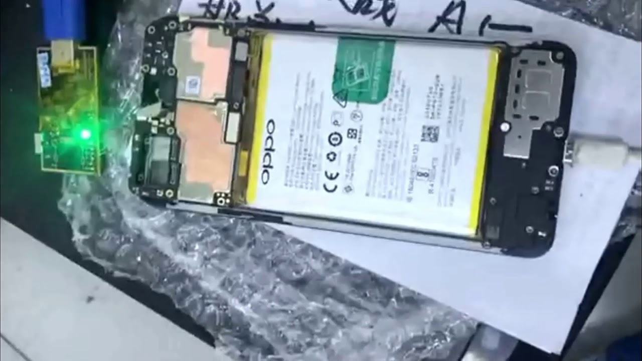 OPPO A5 ISP PINOUT WITH AE TOOL 100% RESET PIN.