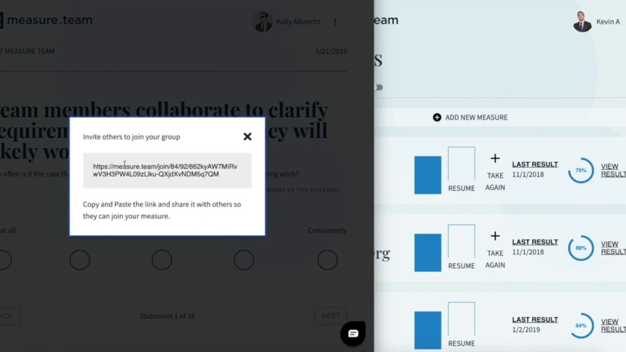 measure.team Team Measures Demo