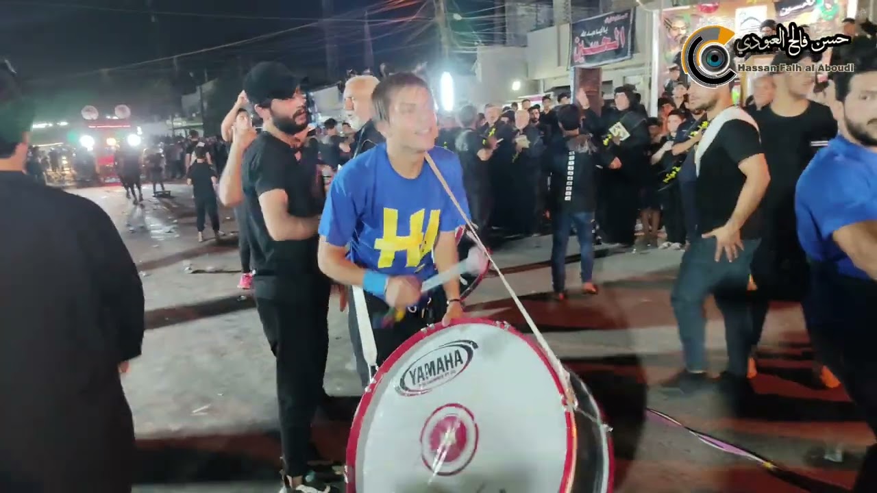 الاستعراض المركزي التابع إلى العتبتين المقدستين في جسر ديالى شارع ٧٠ ليلة ٧من محرم مشارك  ٤٠ موكبا