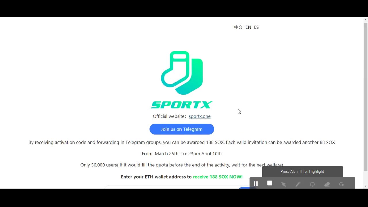 Обзор Sport X  Airdrop  // Free Tokens 188 SOX