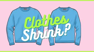 Why Do Clothes Shrink When You Wash Them & And How to Avoid Shrinking for Manufacturers