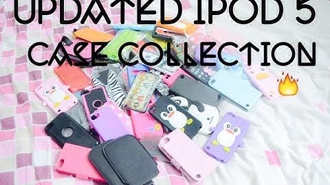 Updated ipod 5 case collection :)