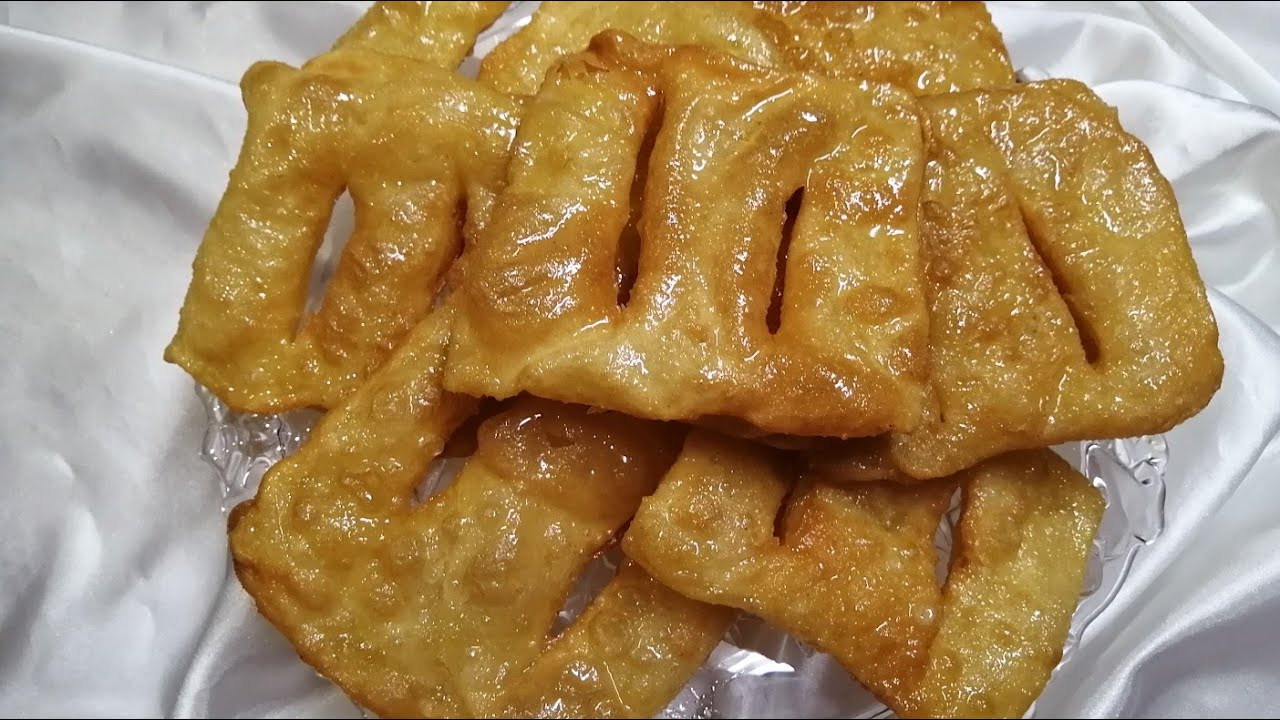 سمنيات بالسميد مقلية، معسلة 🍯 و مورقة  بالطريقة تقليدية.