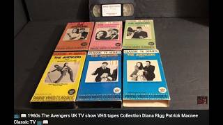 📺 📖 1960s The Avengers UK TV show VHS tapes Collection Diana