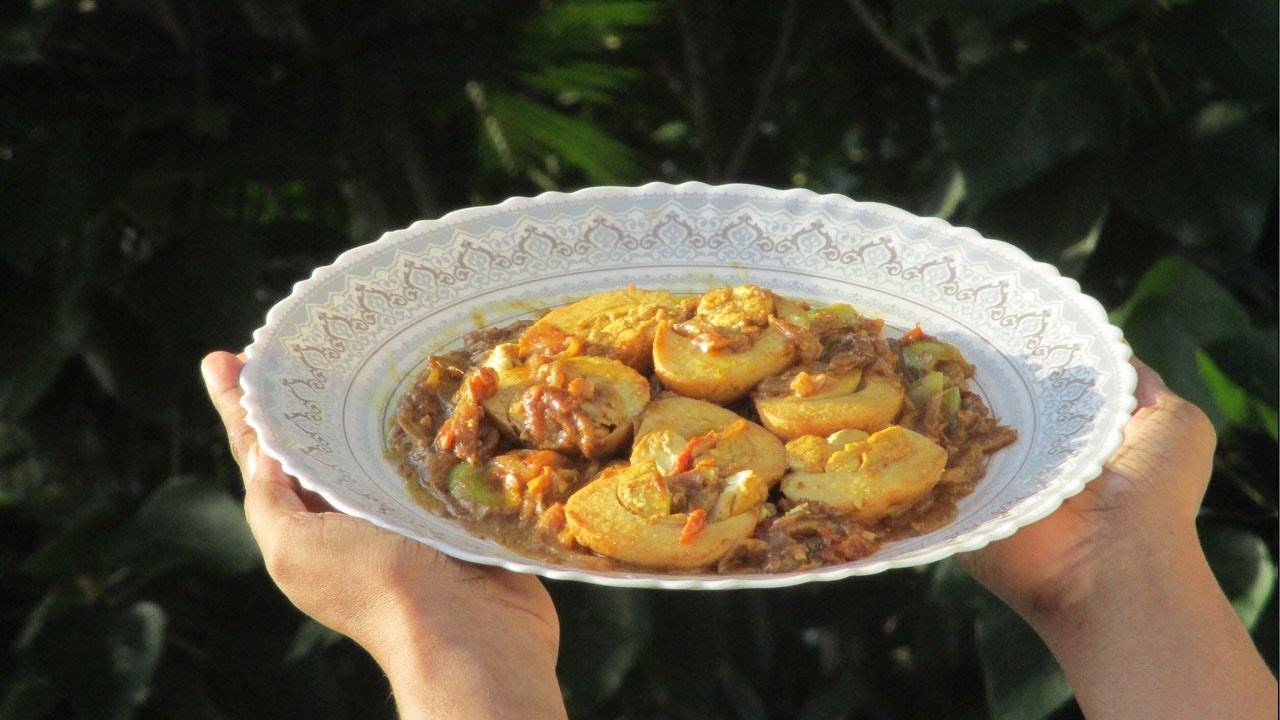 Egg Coconut Milk Stew / Egg curry with coconut milk / Anda Nariyal curry YouTube