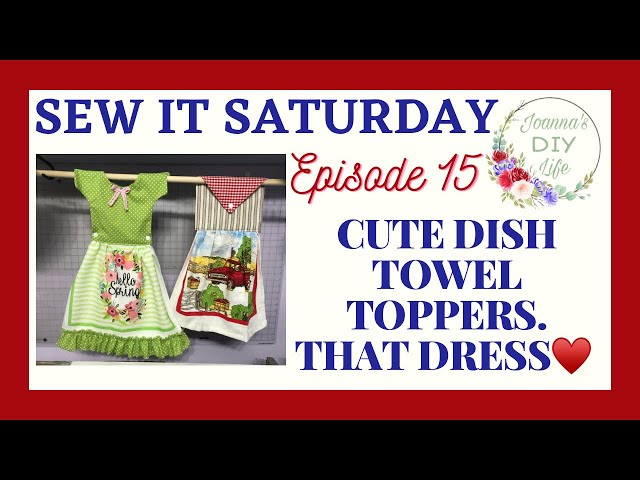 DIY Toddler Aprons Using Dish Towels – Studio Xtine