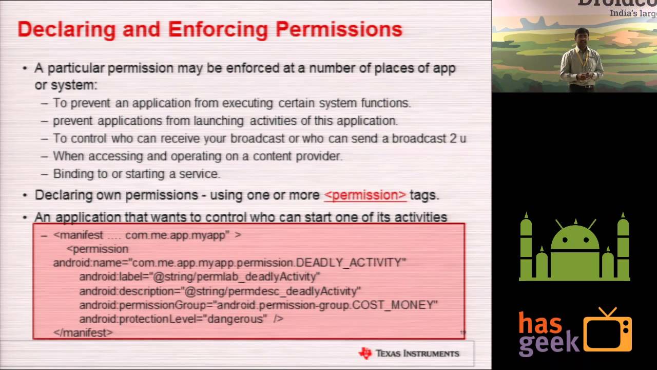 events in atlanta Android Platform Security - Concepts, Attacks, Guidelines