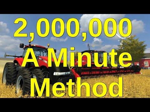 How to earn 2.000.000 Every Minute in Farming Simulator 2015 | PS4