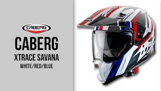 CABERG Xtrace Savana white/red/blue - YouTube
