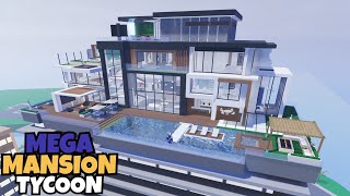 Mega Mansion Tycoon 🏙,'PENTHOUSE' Biggest to build finally Completed!! in Roblox