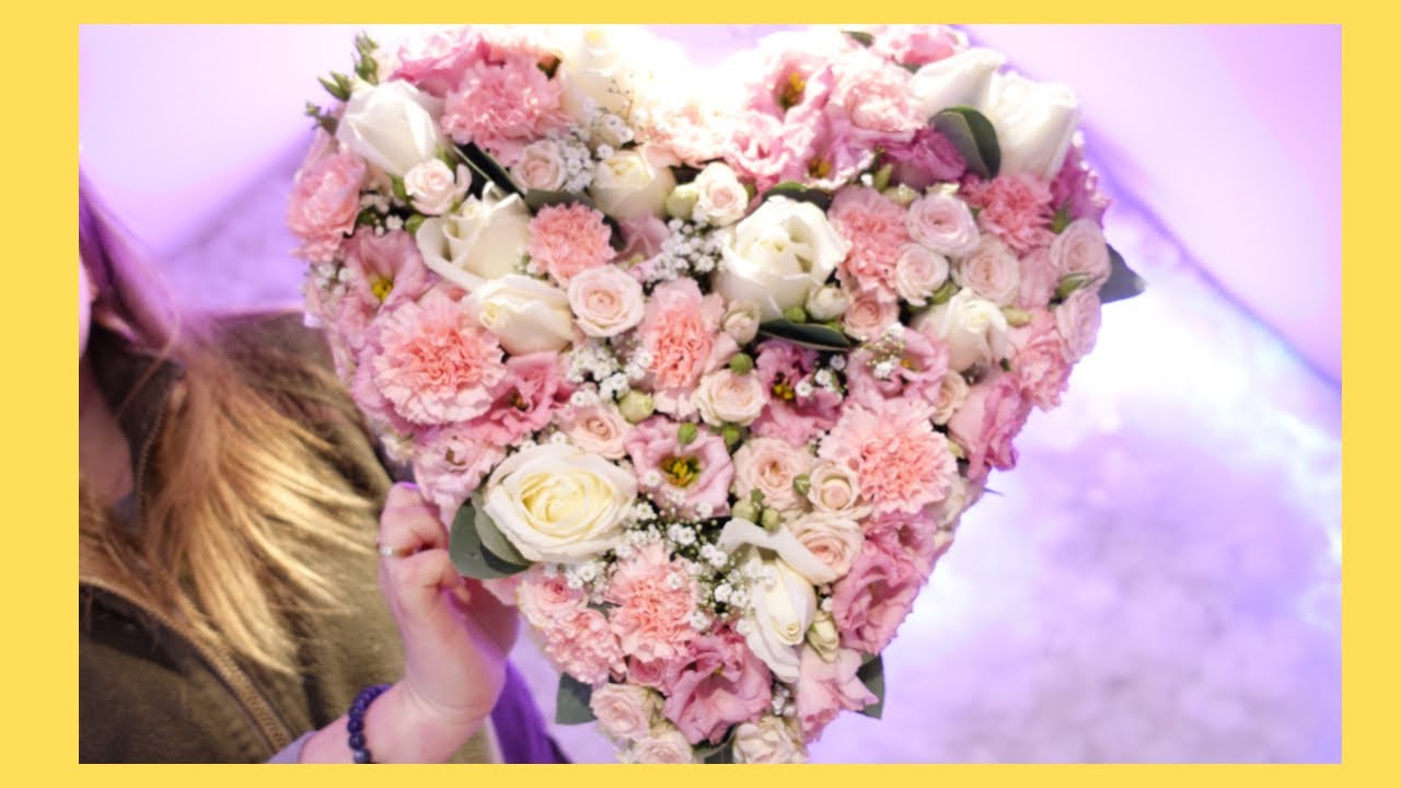 Create This STUNNING Funeral Heart Flower Tribute How To DIY