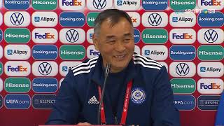 Пресс-конференция главного тренера сборной Казахстана Талгата Байсуфинова после матча с Украиной