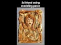 2d Mural using modeling paste - AAHAR 2020