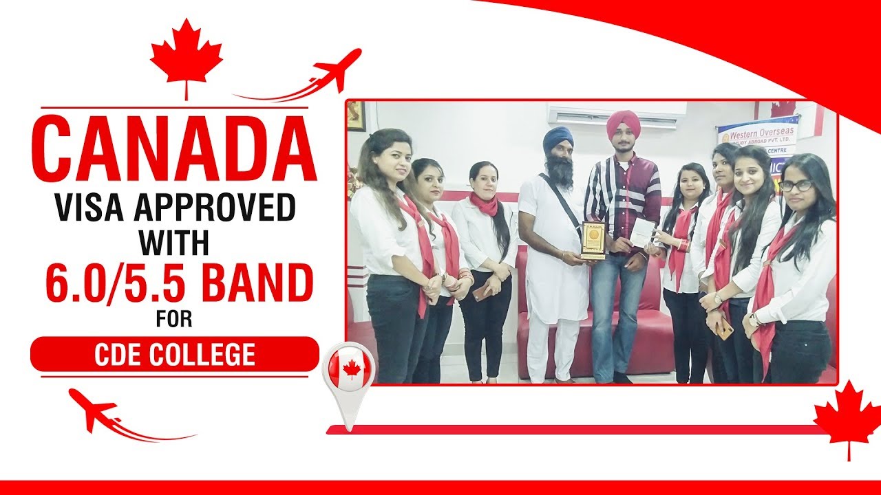 ielts coaching in rohini 5.5 band के बावजूद आसानी से लगा Canada Visa