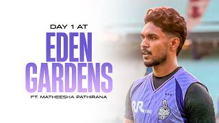 Matheesha Pathirana at Eden Gardens | First Day with Kolkata Knight Riders | Knights TV | KKR 2026 screenshot 3
