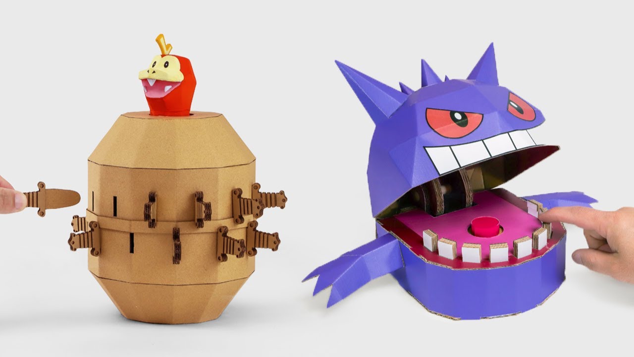 Making 2 Fun Toys with cardboard - YouTube