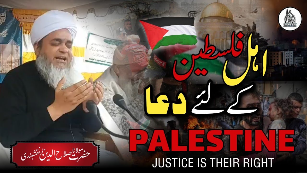 Palestine Ke Liye Dard Bhari Dua 😭|اہل فلسطین کے لئے درد بھری دعا|Shaikh Salahuddin Saifi Naqshbandi