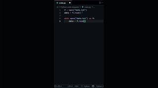 Opening files dangerously#PythonFileHandling #PythonSecurity #CodingBestPractices