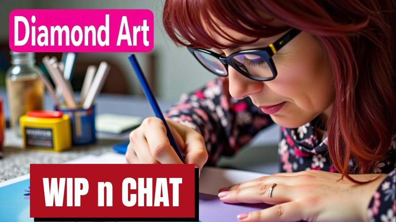 Relax with Mel - Diamond Painting WIP n CHAT