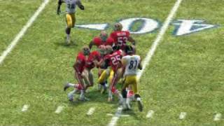 Madden NFL 10 Ultimate Team Steelers at 49ers Jan 30, 2010 Hines Ward Actin A Fool