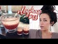 CLASSIC BOOZY CHRISTMAS PUNCH RECIPE + MY MESSY BUN: VLOGMAS #13 | Stephanie Ledda