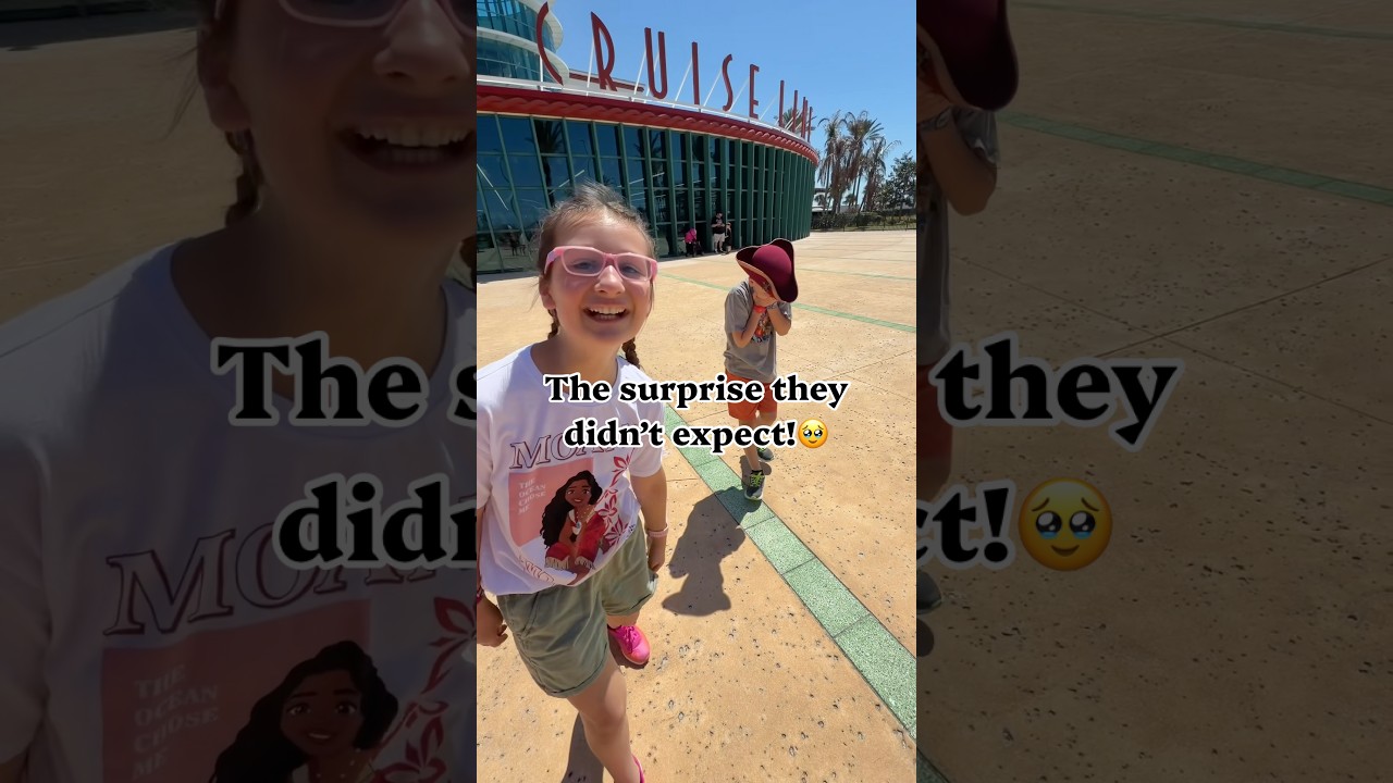 A Disney Cruise Surprise❤️#DisneyTreasure #DisneyCruise #Disney