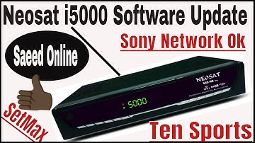 neoset i5000 new software 2018