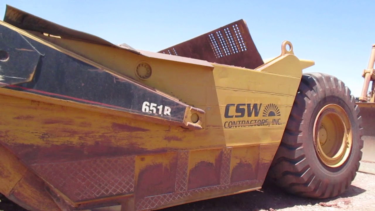 CAT 651B Scraper - CSW Online Auction
