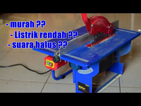 Cocok untuk listrik rendah, ini nih mesin meja potong kayu dari mollar! - Mollar MLR-TS600 table saw