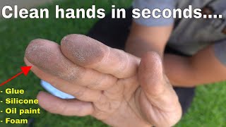 How to remove glue, silicone and oil paint from hands How To Get Glue Off Your Hands