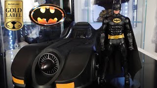 Mcfarlane Toys Gold Label DC Multiverse 1989 Batmobile with Batman 89 figure review
