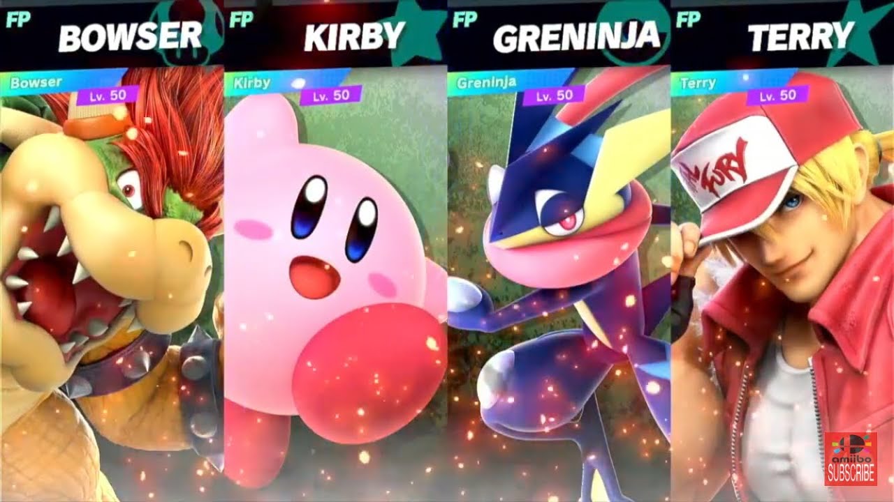 Super Smash Bros Ultimate Amiibo Fights 11pm Finals Bowser v Kirby v ...