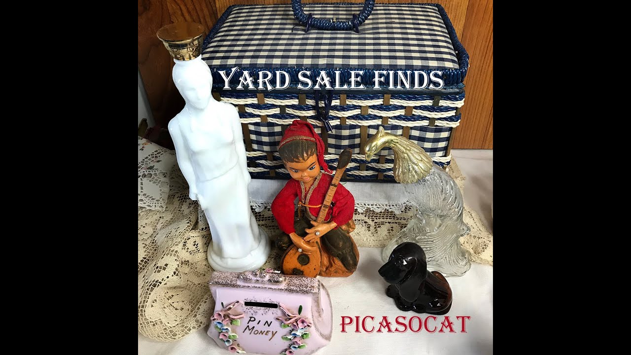 Vintage Yard Sale Haul - YouTube