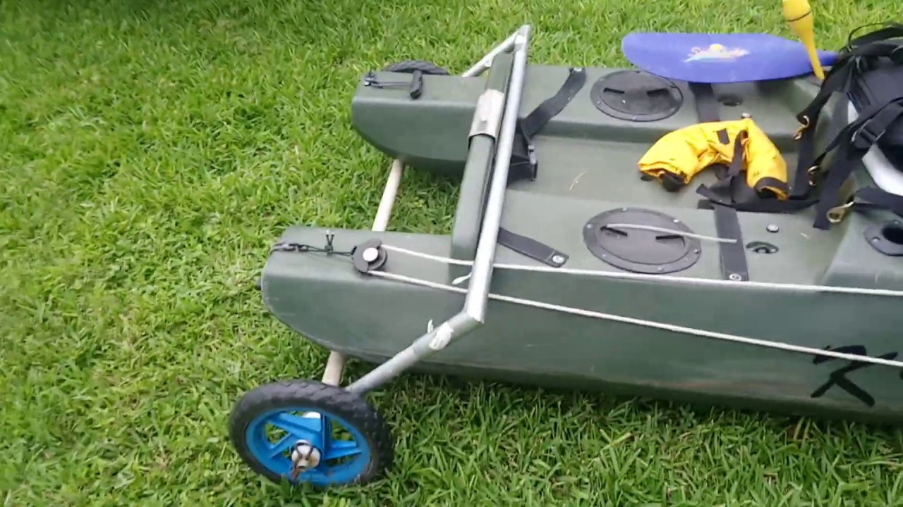 KIWI ANGLER KAYAK DOLLY YouTube