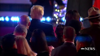 National Christmas Tree lighting 2017 attended by President Donald Trump, First Lady Melania Trump