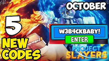 PROJECT SLAYERS CODES 2022 || NEW RELEASE CODE - October Code || PROJECT SLAYERS